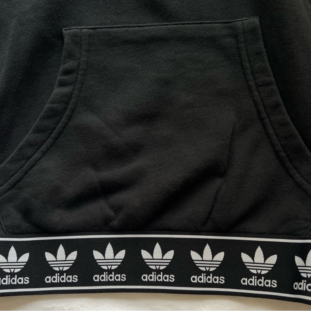 Adidas Originals Bayan Tape Logo Hoodie NWOT - Picture 8 of 9